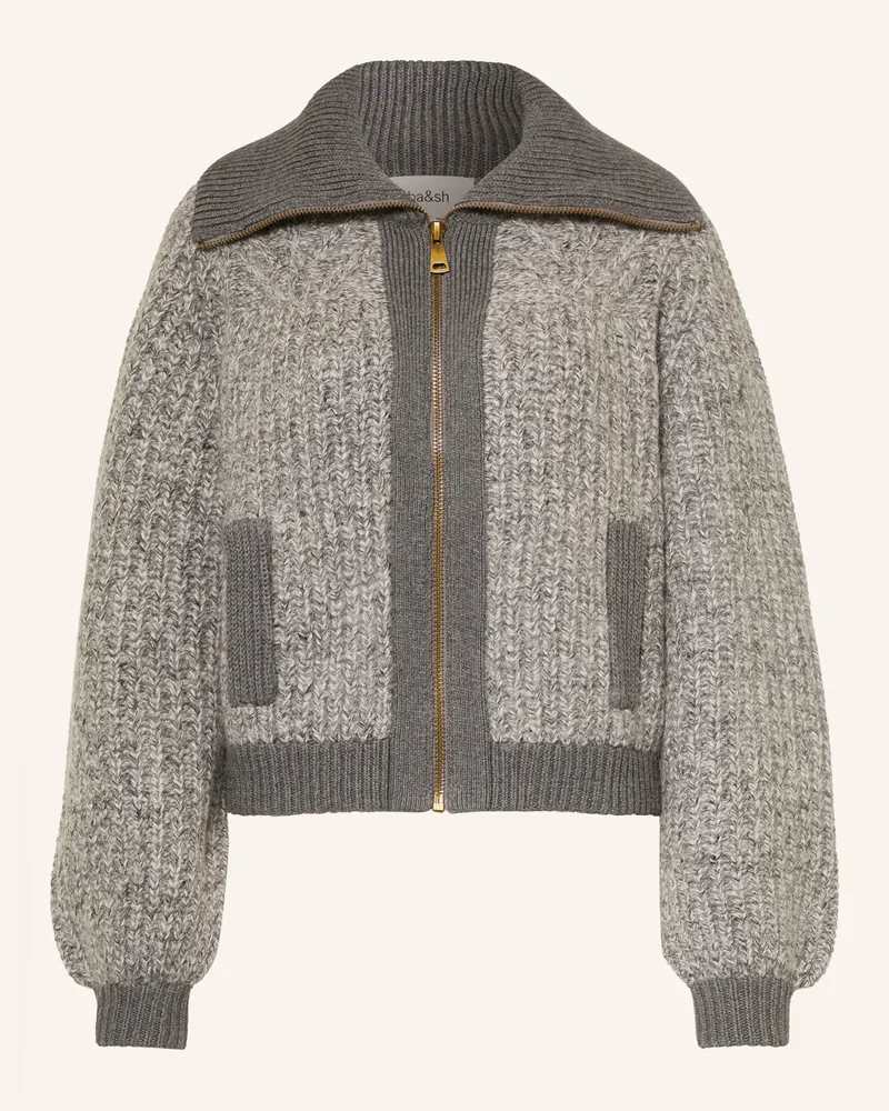 ba&sh Strickjacke Rabel grau Grau