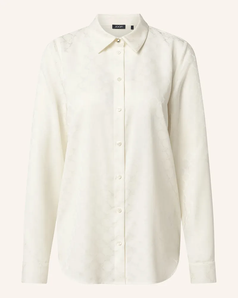JOOP! Hemdbluse Bliss Aus Jacquard weiss Creme