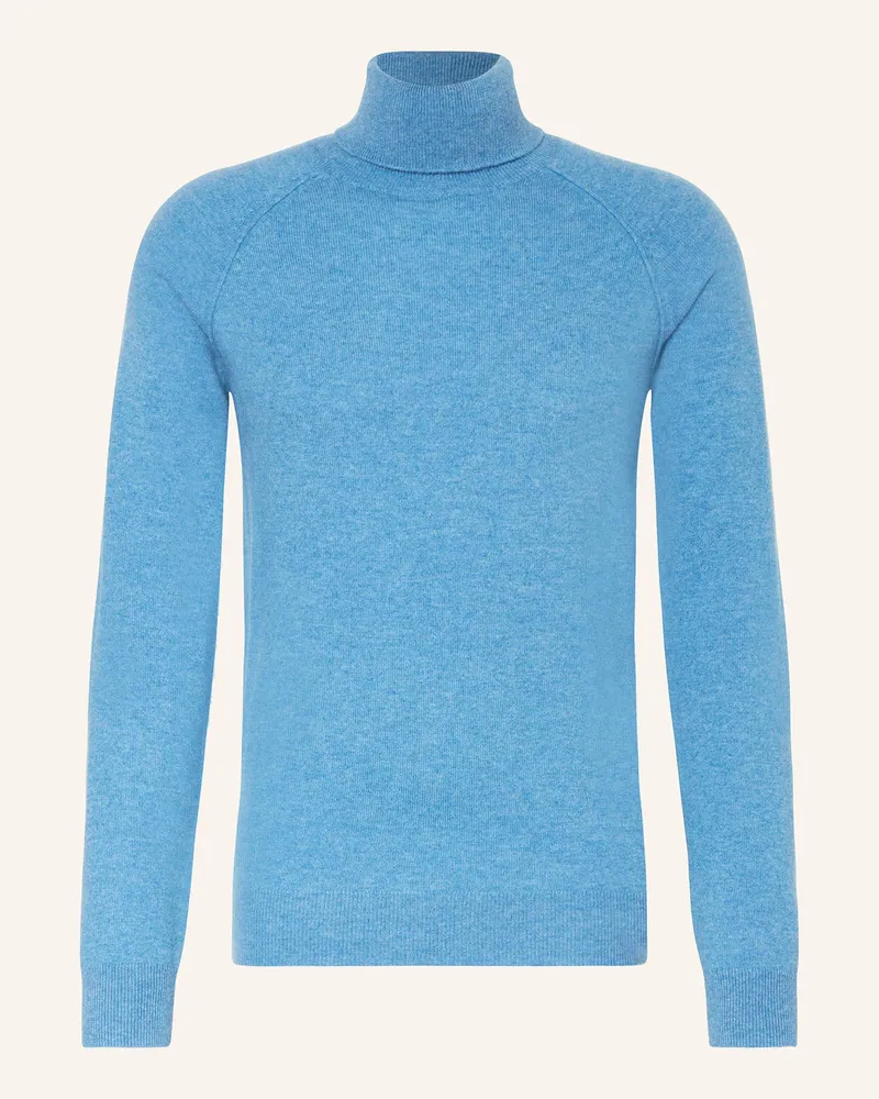 paul Rollkragenpullover aus Cashmere Blau