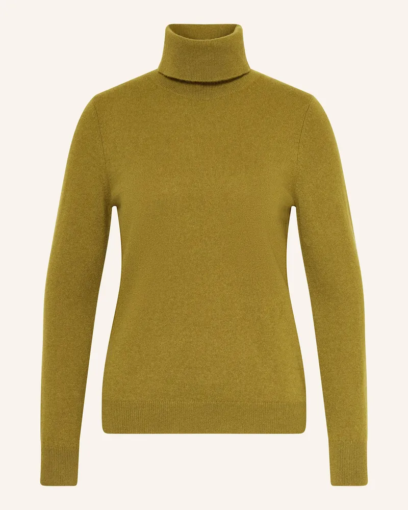 lilienfels Rollkragenpullover aus Cashmere Oliv