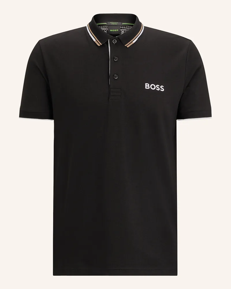 HUGO BOSS Funktions-Poloshirt PADDY PRO Schwarz