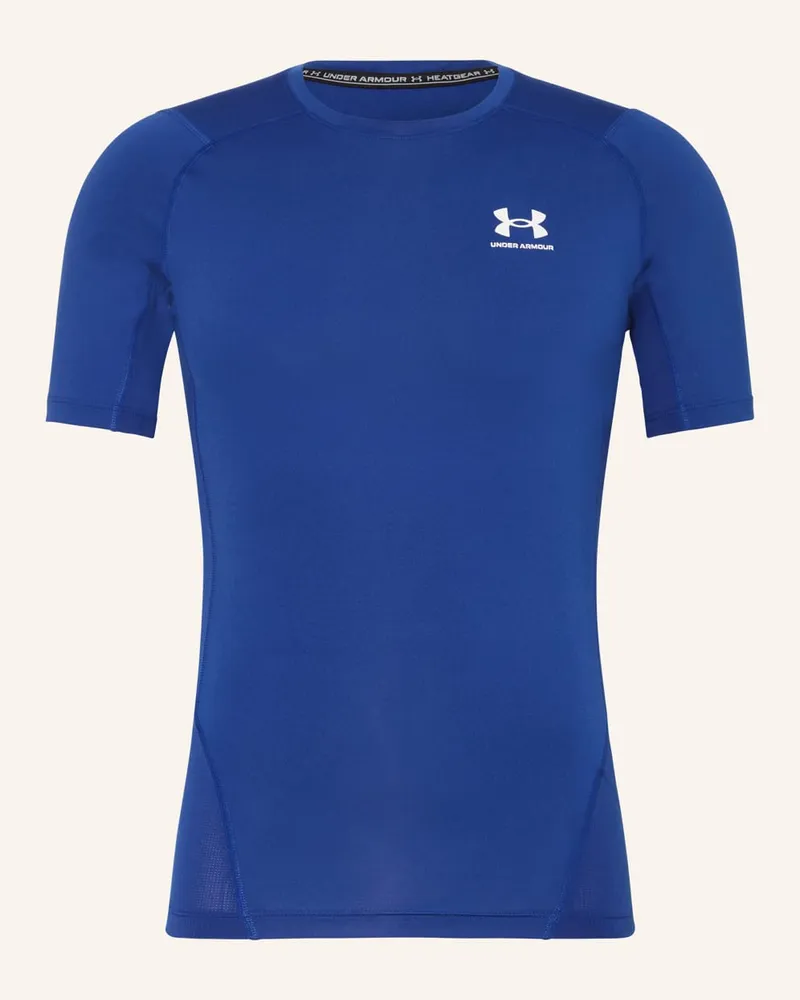 Under Armour T-Shirt HEATGEAR Blau