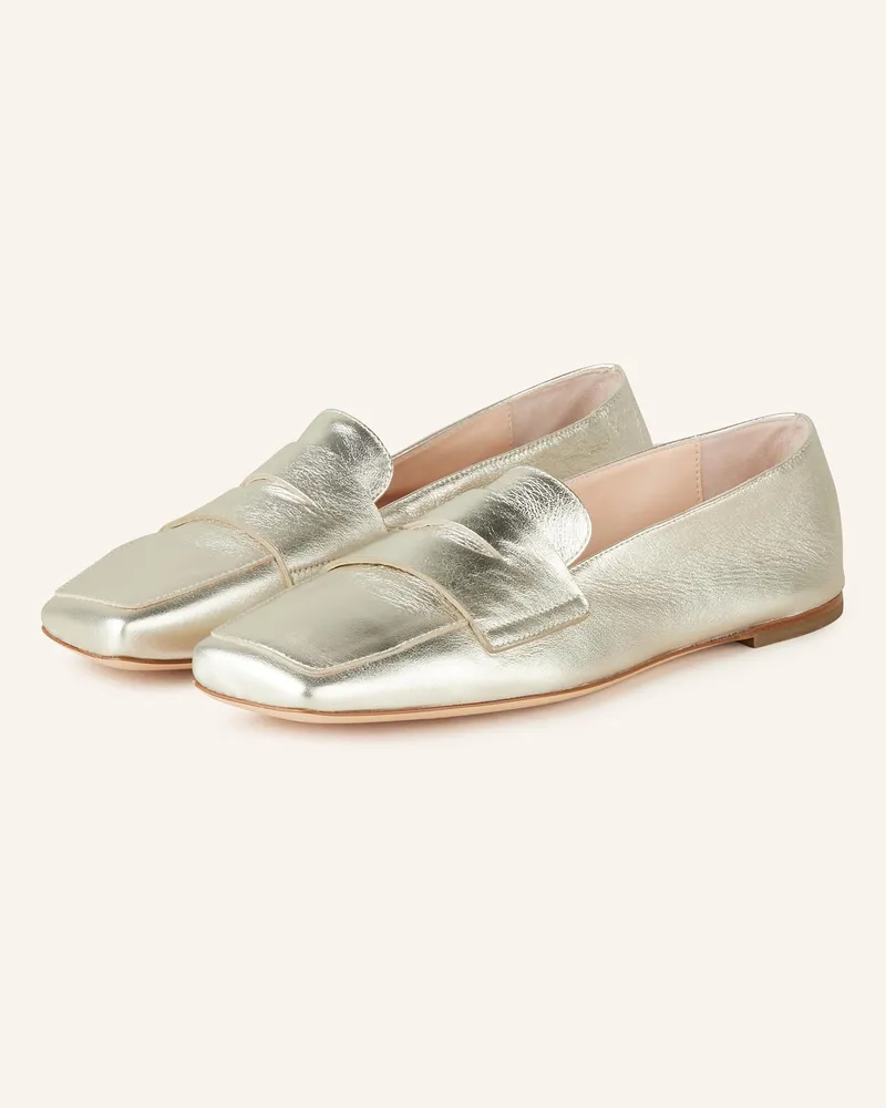 Attilio Giusti Leombruni Penny-Loafer RINA Weissgold