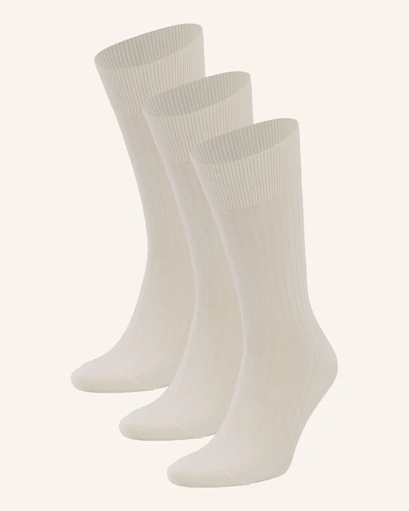 NN 07 3er-Pack Socken weiss Creme