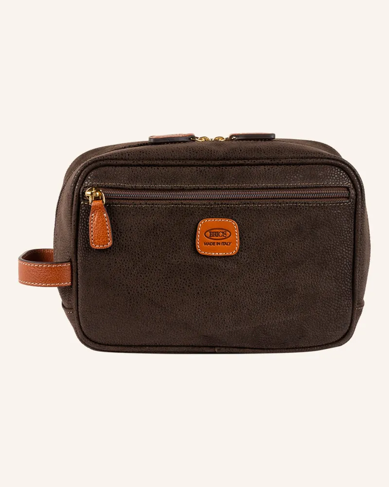 Bric's Kosmetiktasche Khaki