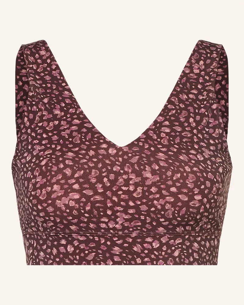 Sweaty Betty Sport-Bh Ultimate Studio Voop braun Dunkelbraun