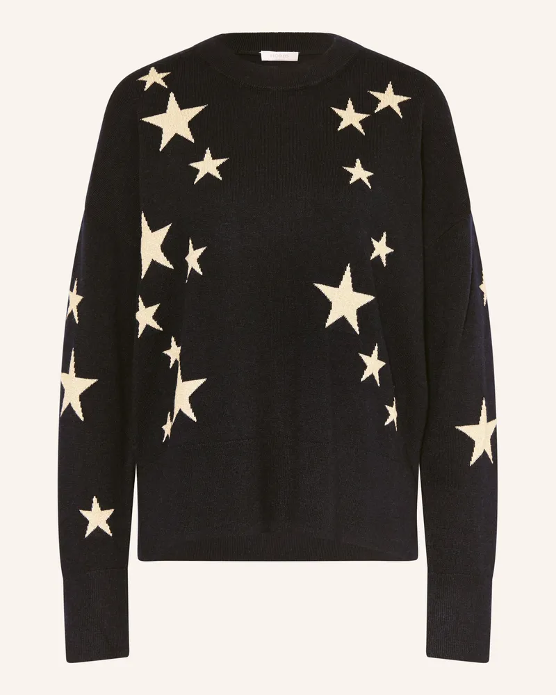 HOBBS London Pullover ARNELLE mit Merinowolle und Glitzergarn Schwarz