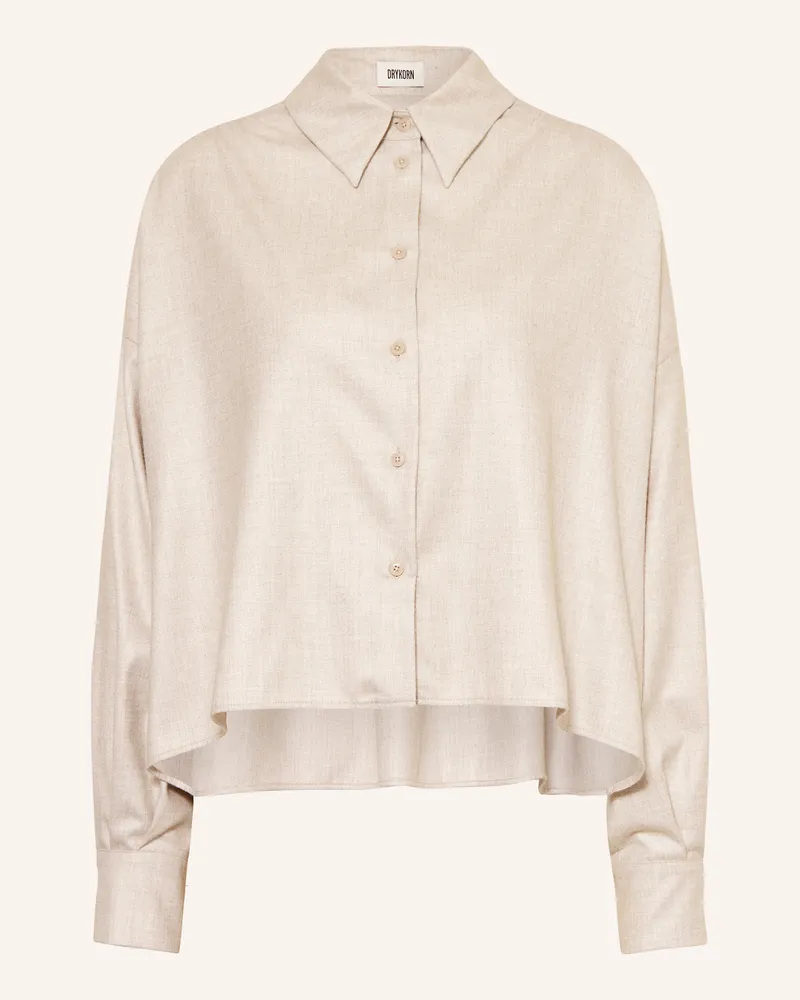 Drykorn Hemdbluse FLANNA Beige