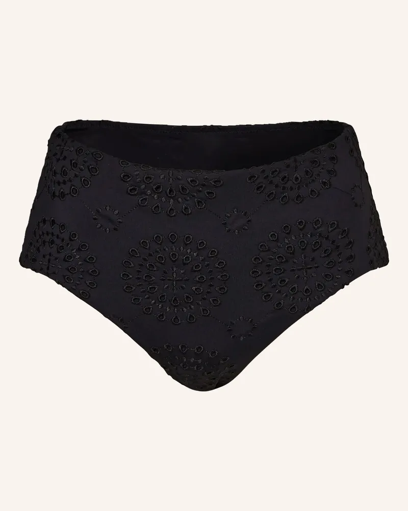 Seafolly Australia High-Waist-Bikini-Hose Lulu schwarz Schwarz