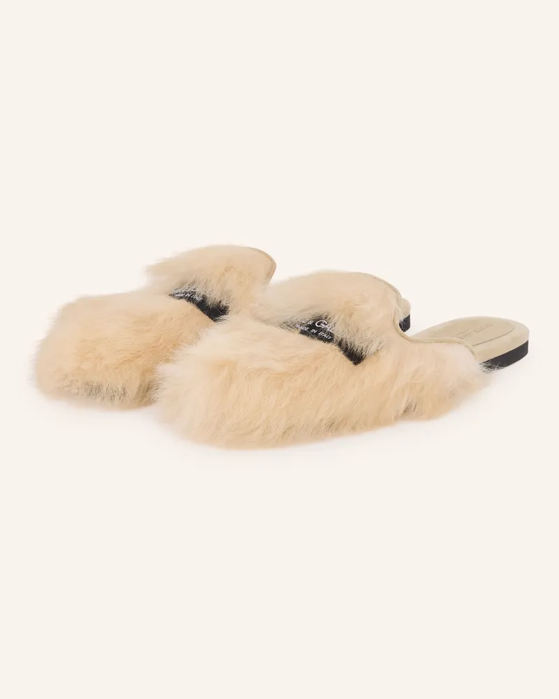 Dolce & Gabbana Pantoletten beige Beige