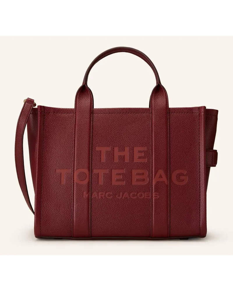 Marc Jacobs Shopper THE MEDIUM TOTE BAG LEATHER Rot