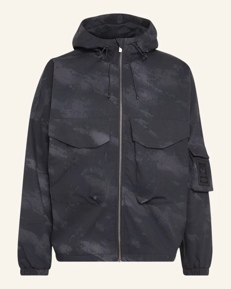 adidas Camo Jacke schwarz Schwarz