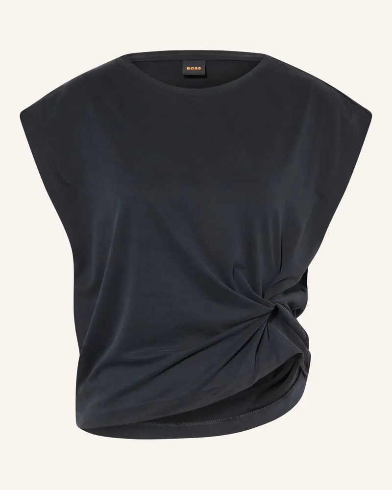 HUGO BOSS Top Ebony schwarz Schwarz