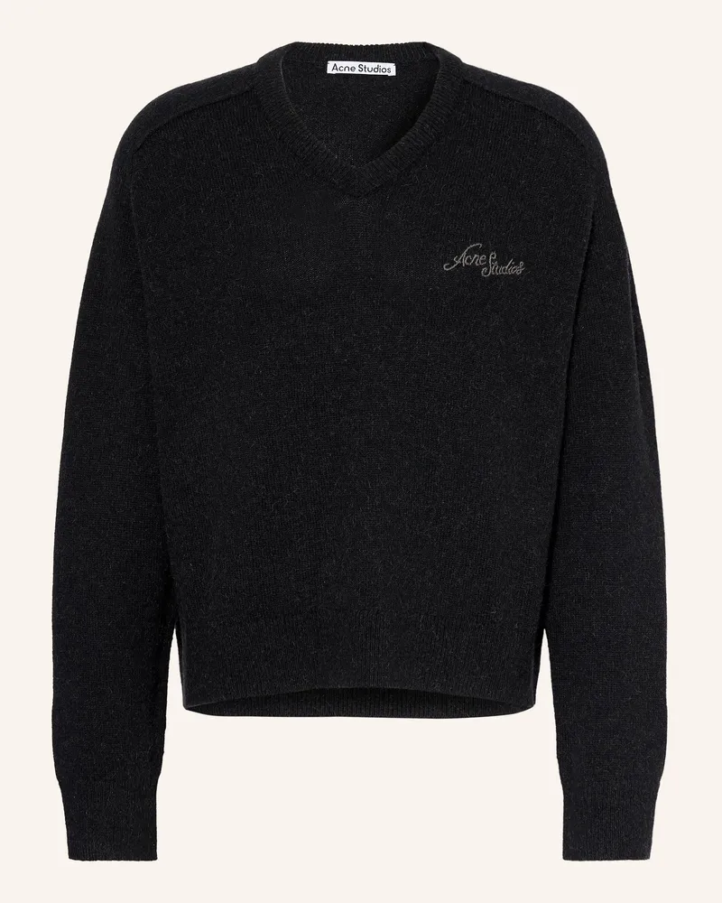 Acne Studios Pullover Aus Kamelhaar schwarz Schwarz