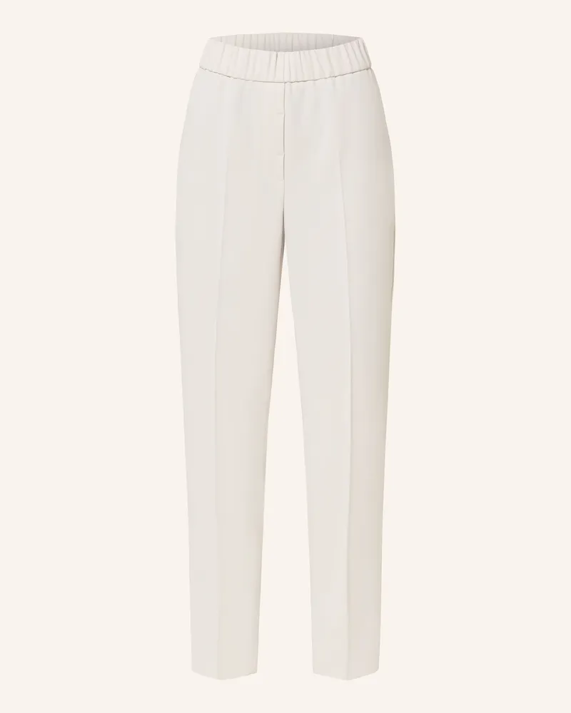 Peserico Hose im Jogging-Stil mit Schmucksteinen Beige