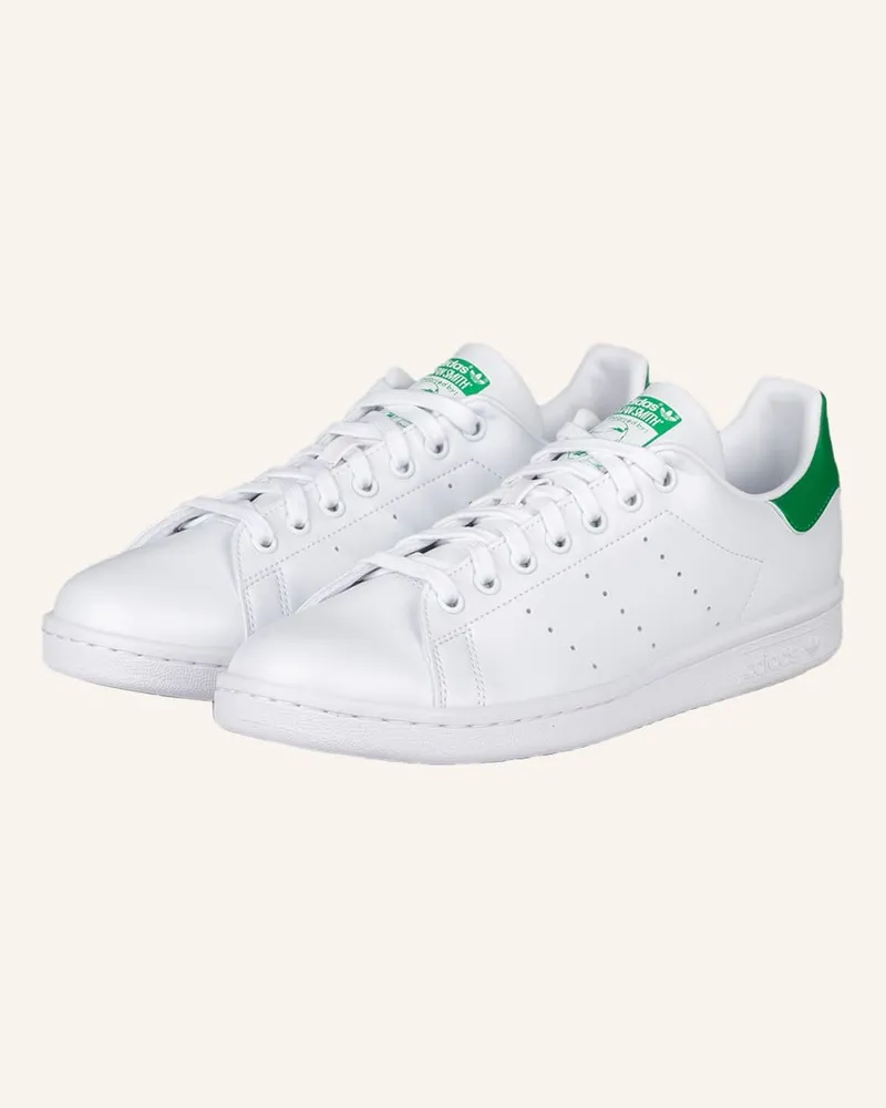 adidas Sneaker STAN SMITH - WEISS/ GRÜN Weiss