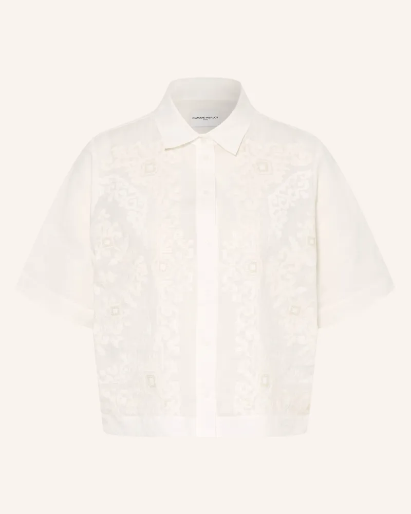 Claudie Pierlot Hemdbluse weiss Weiss