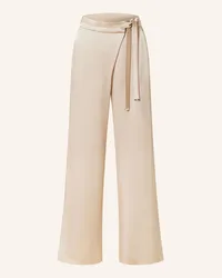 Herno Marlenehose aus Satin Beige