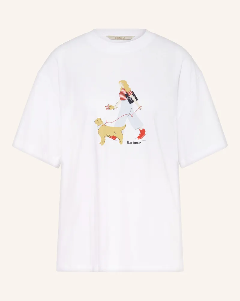 Barbour T-Shirt Derwent weiss Weiss