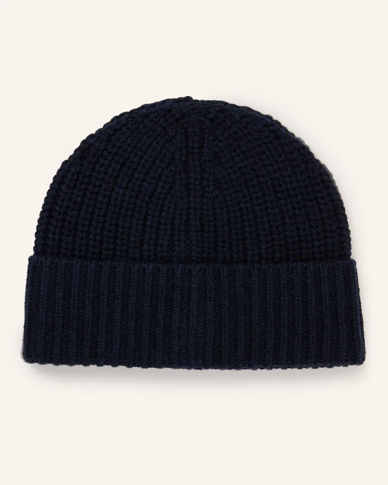 Iris von Arnim Cashmere-Mütze Carlos blau Dunkelblau