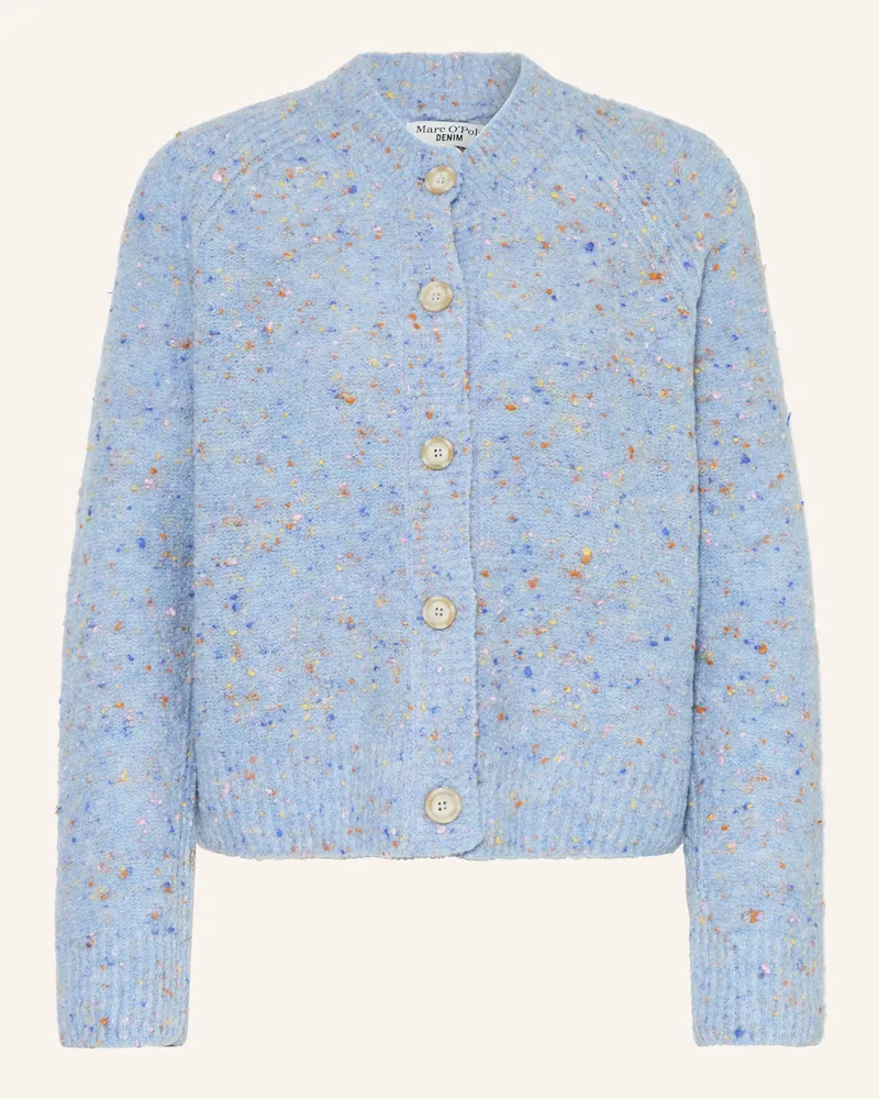 Marc O'Polo Strickjacke blau Hellblau