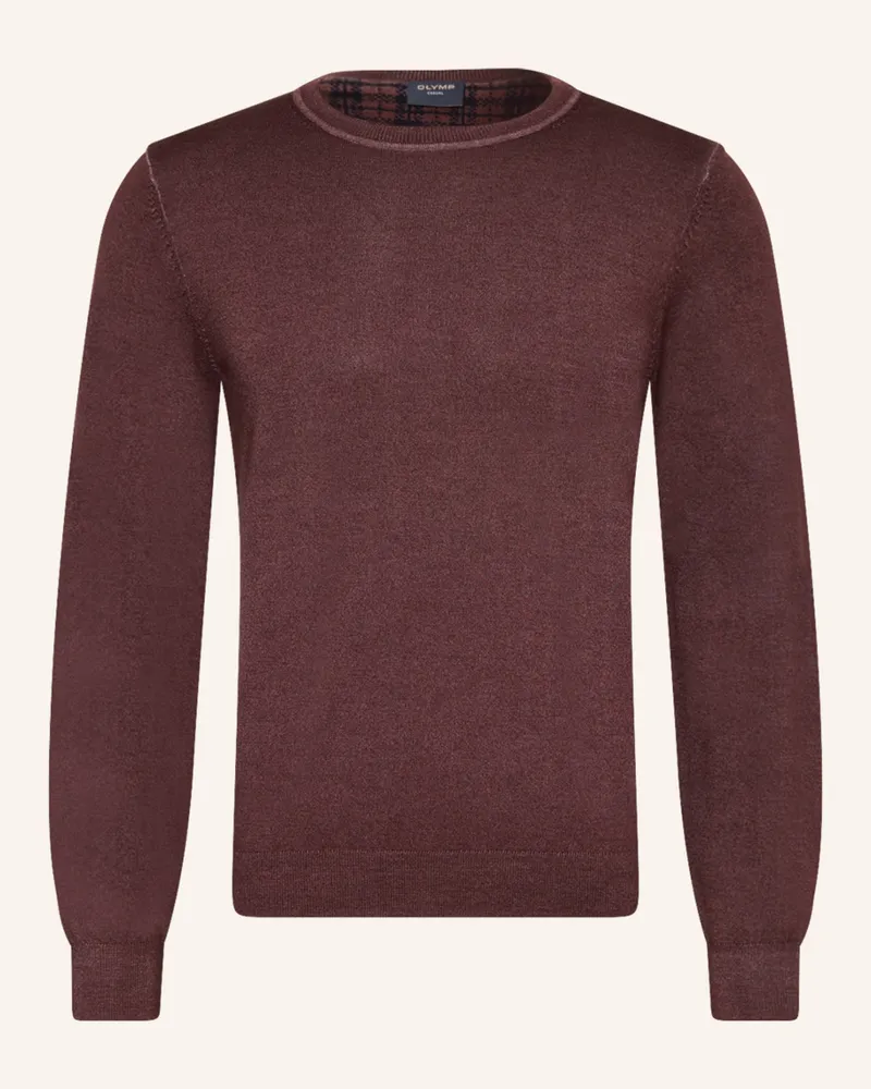 Olymp Pullover Dunkelrot
