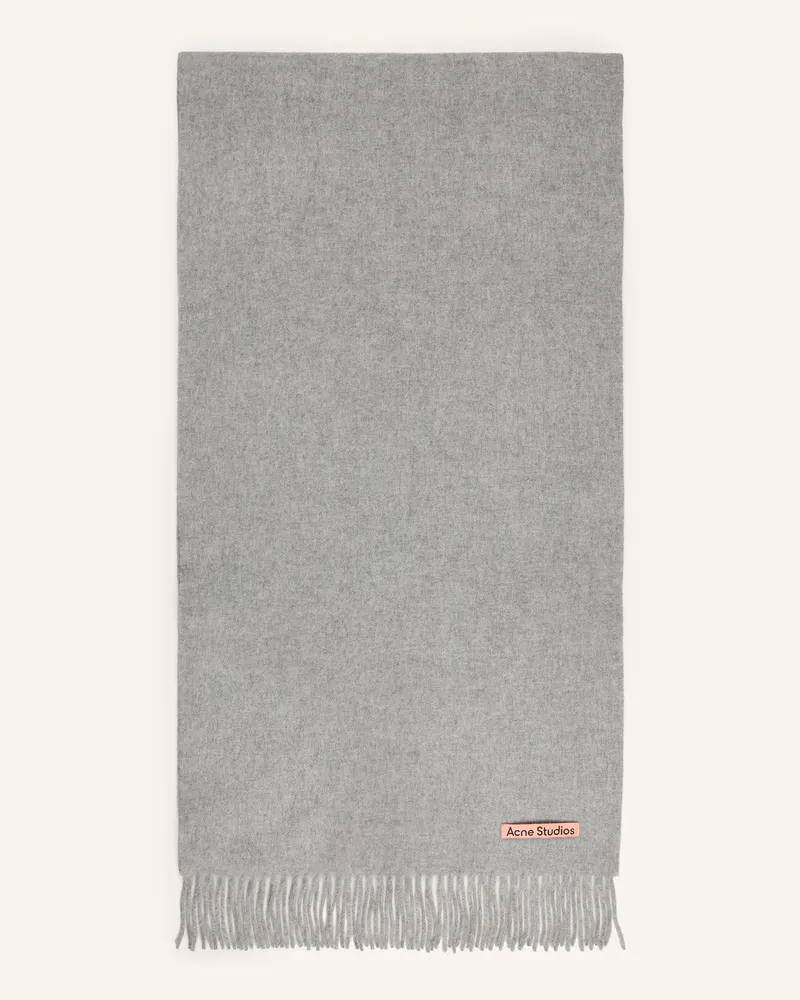 Acne Studios Schal grau Hellgrau