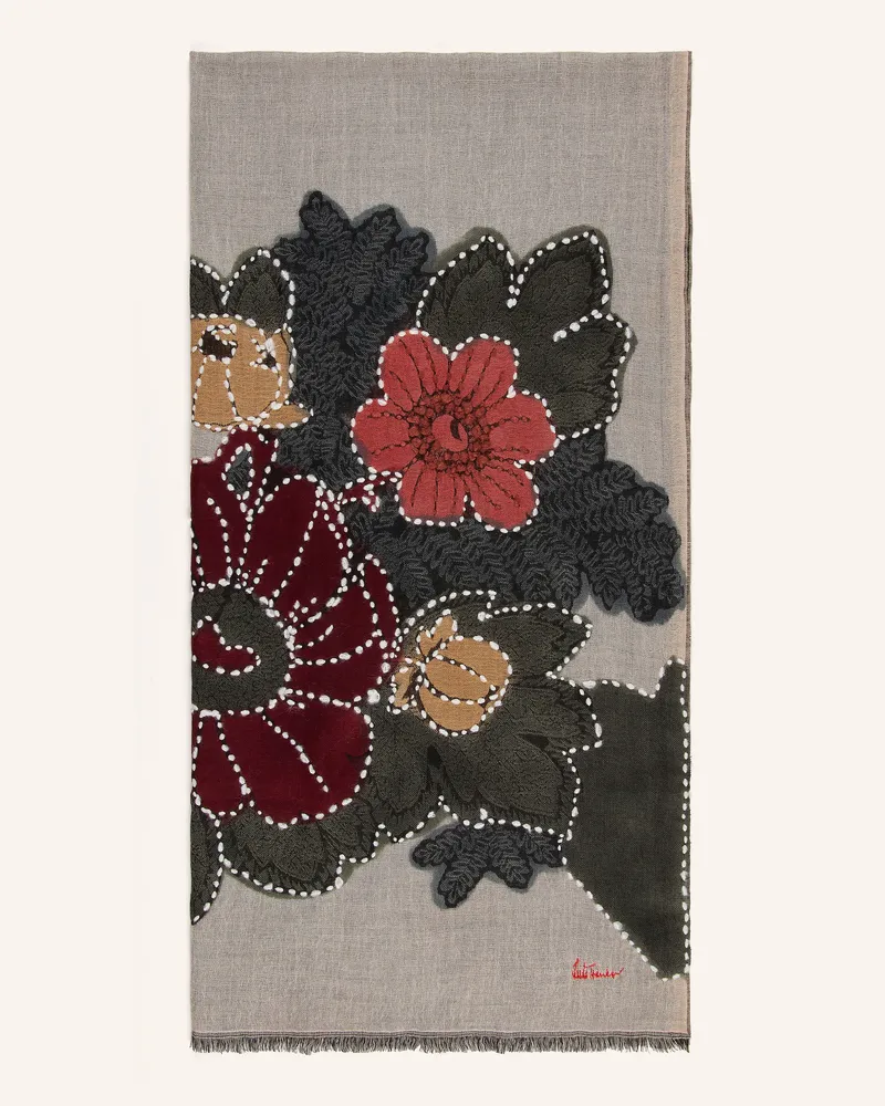 Luis Trenker Schal Lunis beige Grau