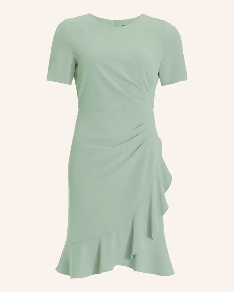 Swing Cocktailkleid Mit Volants gruen Hellgrün