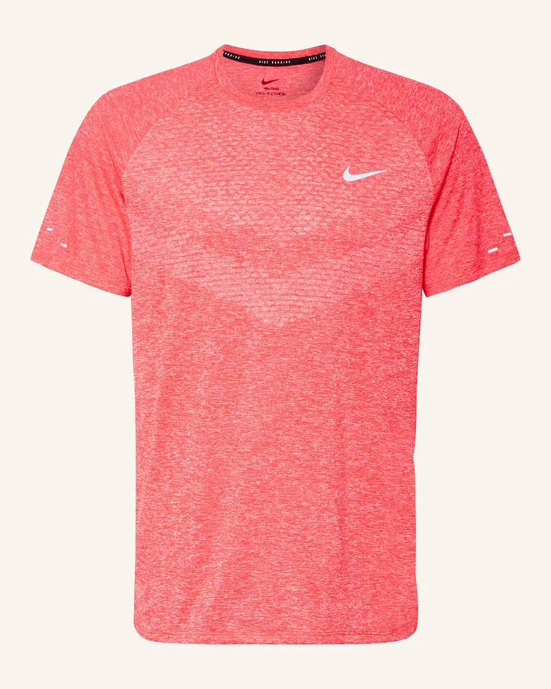 Nike Laufshirt STRIDE Neonrot