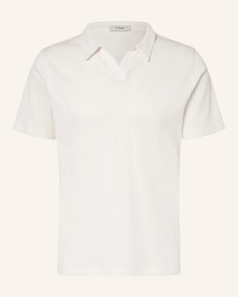 Chas Jersey-Poloshirt weiss Weiss