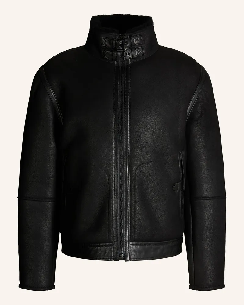 Strellson Lederjacke SHELTER Schwarz