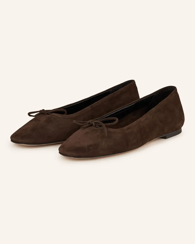 aeyde Ballerinas DELFINA Dunkelbraun
