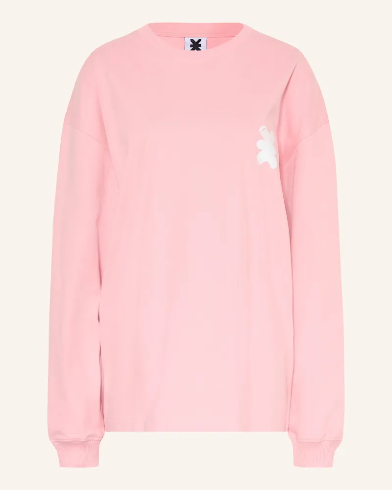 Karo Kauer Oversized-Longsleeve pink Rosa