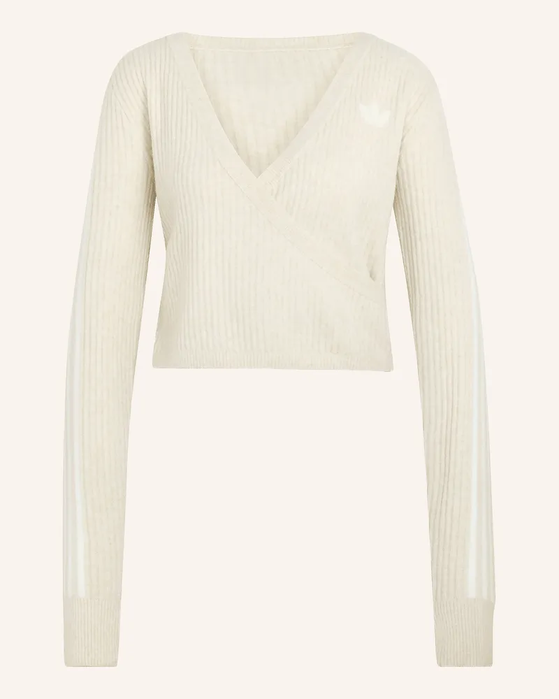 adidas Strickjacke braun Creme