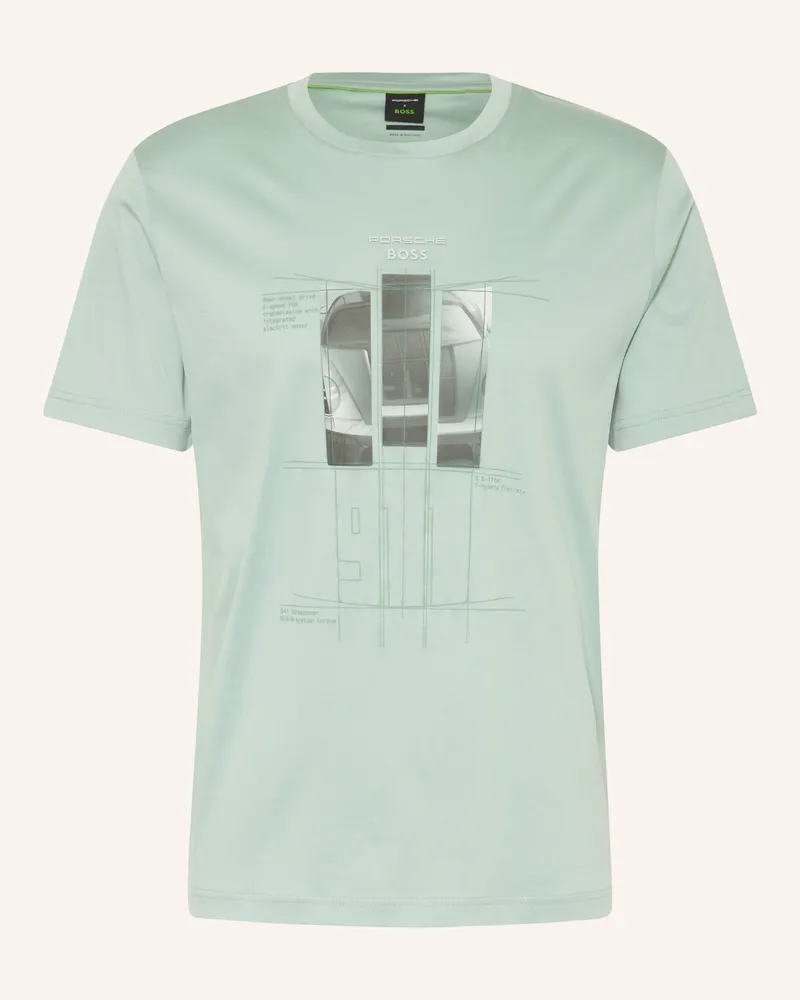 HUGO BOSS T-Shirt Spirit gruen Hellgrün