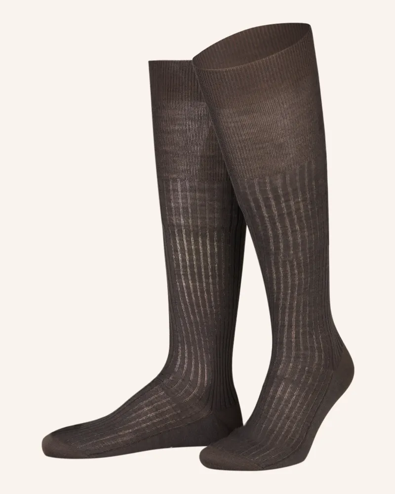 Falke Kniestrümpfe Luxury No. 7 braun 5930