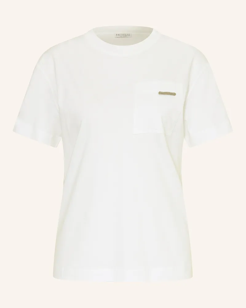 Brunello Cucinelli T-Shirt Weiss
