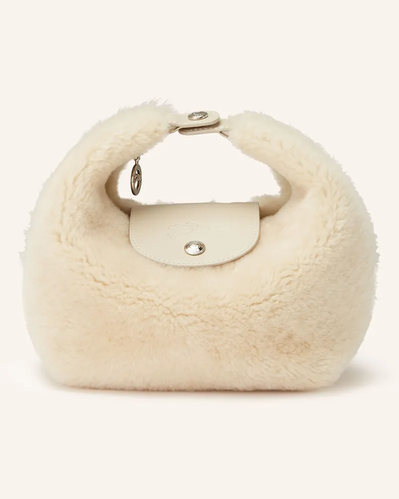 Longchamp Handtasche Le Pliage weiss Ecru