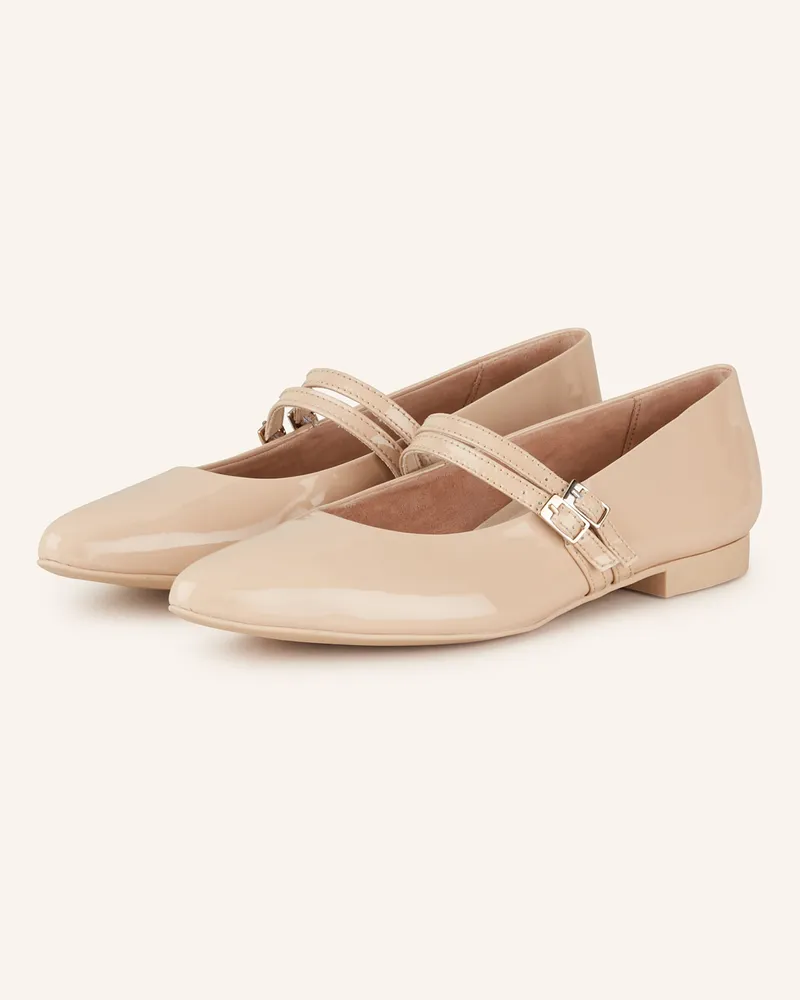 paul green Mary-Jane-Ballerinas Beige