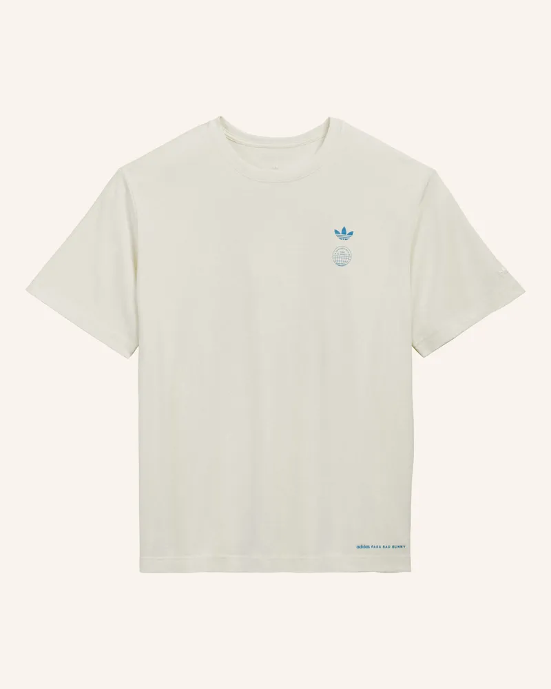 adidas Dtmf Bad Bunny Paris Heavyweight Merch Tee weiss Weiss