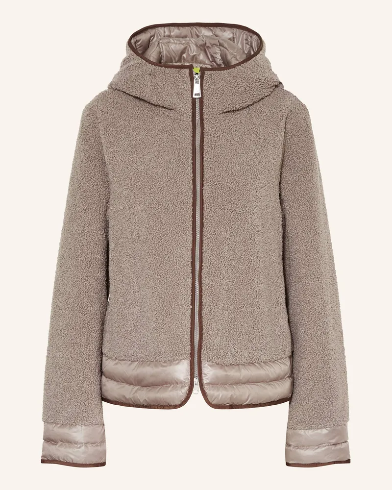 Fuchs Schmitt Jacke im Materialmix Beige