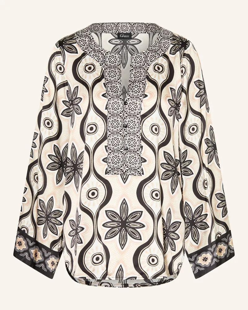 Grace Blusenshirt braun Beige