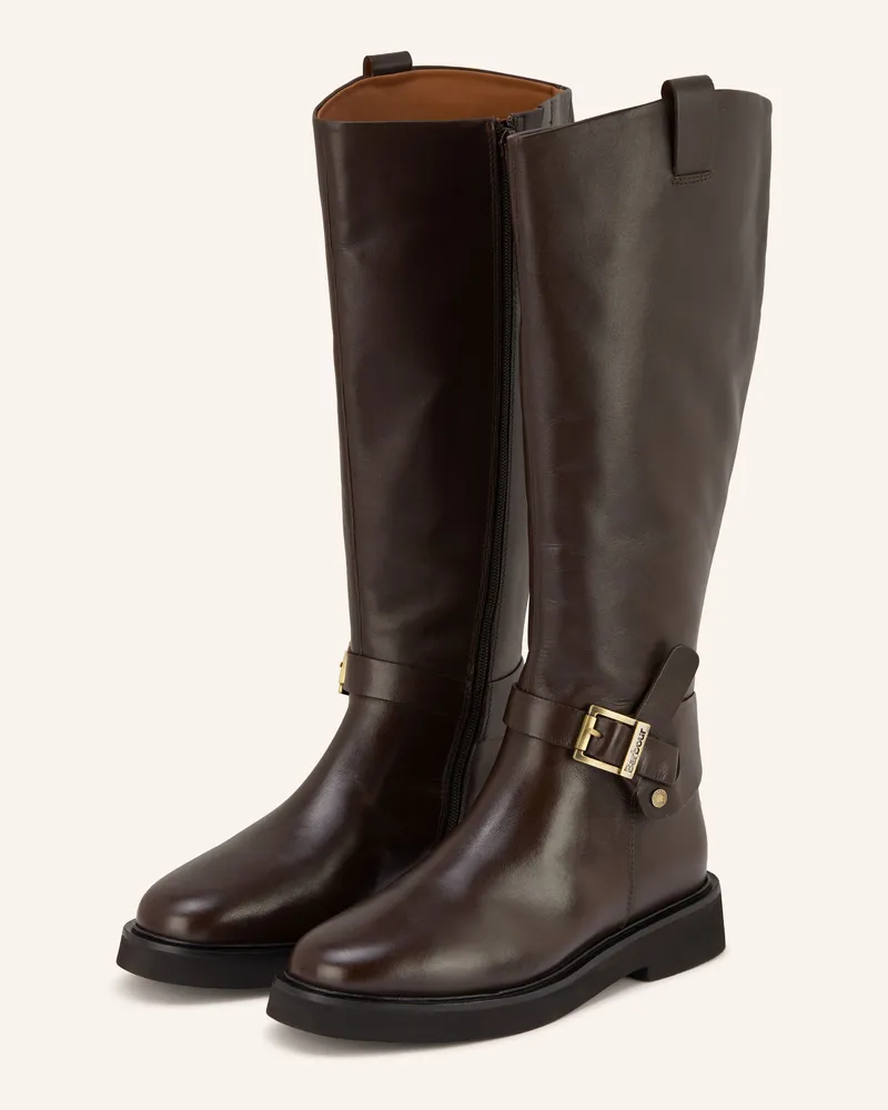 Barbour Stiefel Theodora braun Dunkelbraun