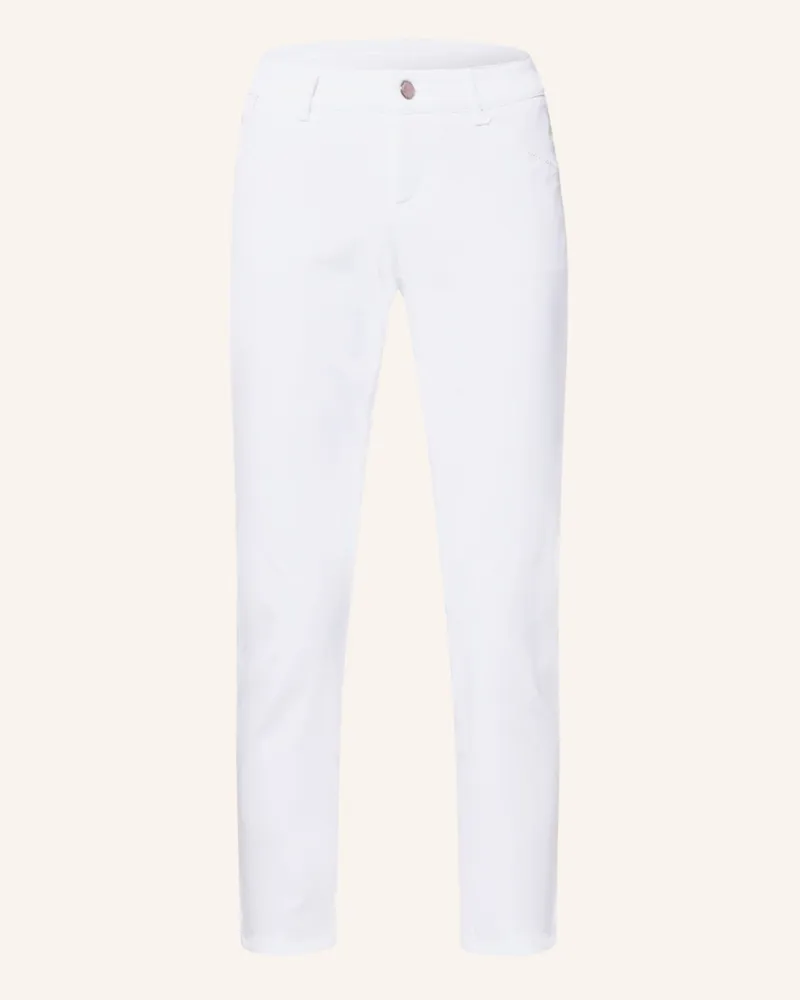 Alberto 7/8-Golfhose Mona 3xdry® weiss Weiss