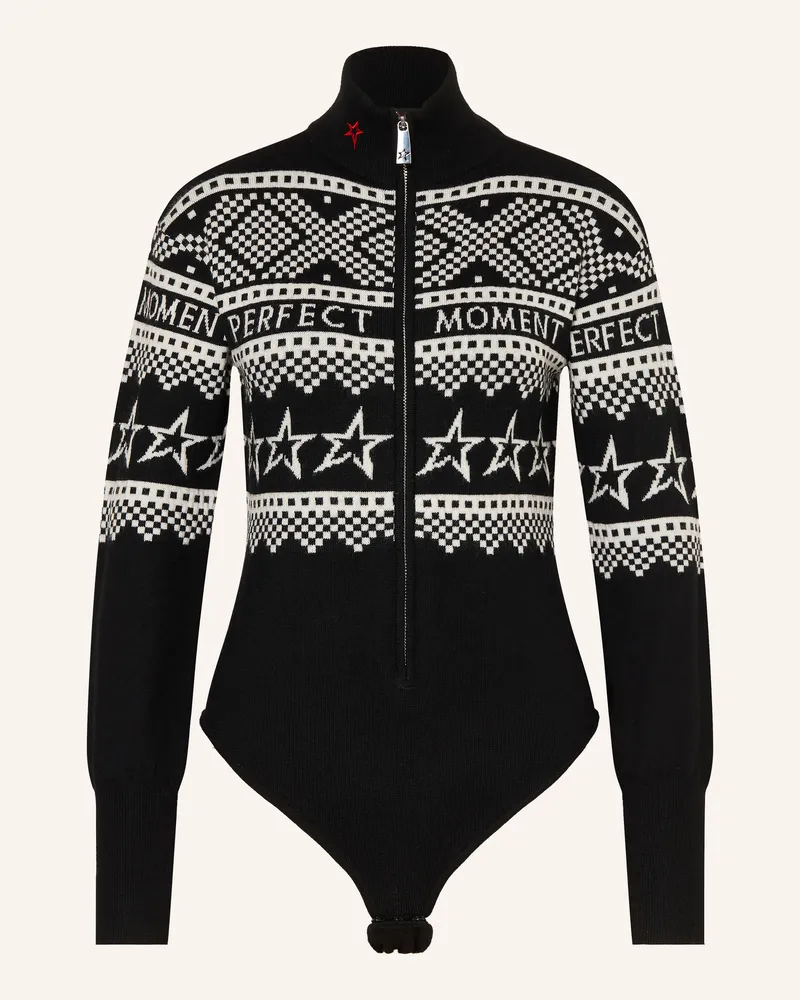 Perfect Moment Strickbody Holiday schwarz Schwarz