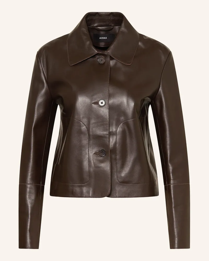 Arma Lederjacke EMY Dunkelbraun