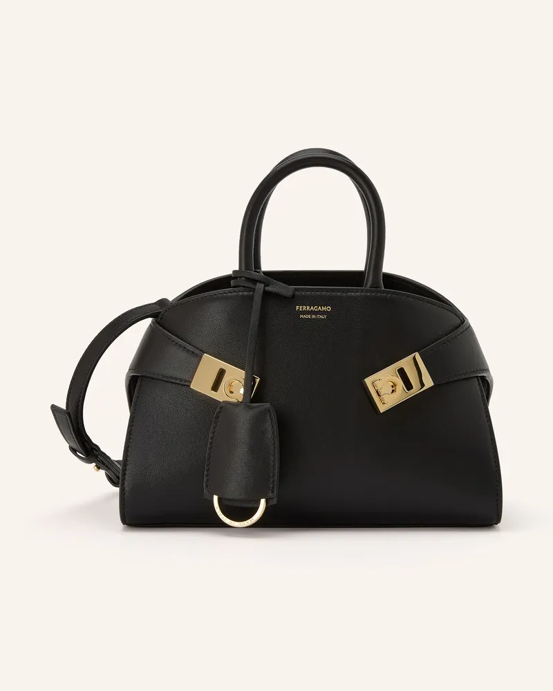 Ferragamo Umhängetasche Hug Mini schwarz Schwarz