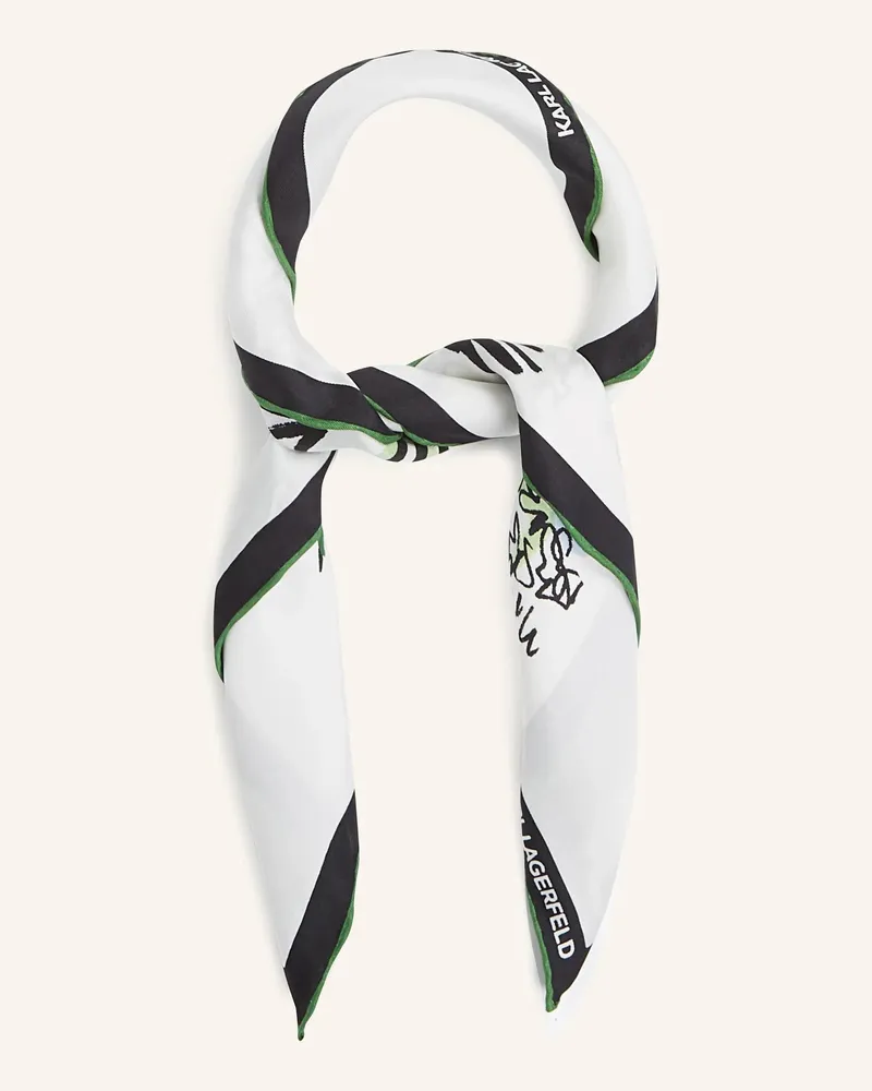 Karl Lagerfeld Schal Weiss