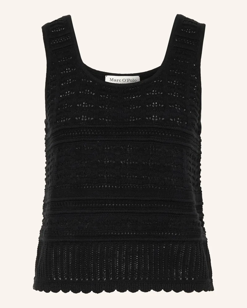 Marc O'Polo Stricktop schwarz Schwarz